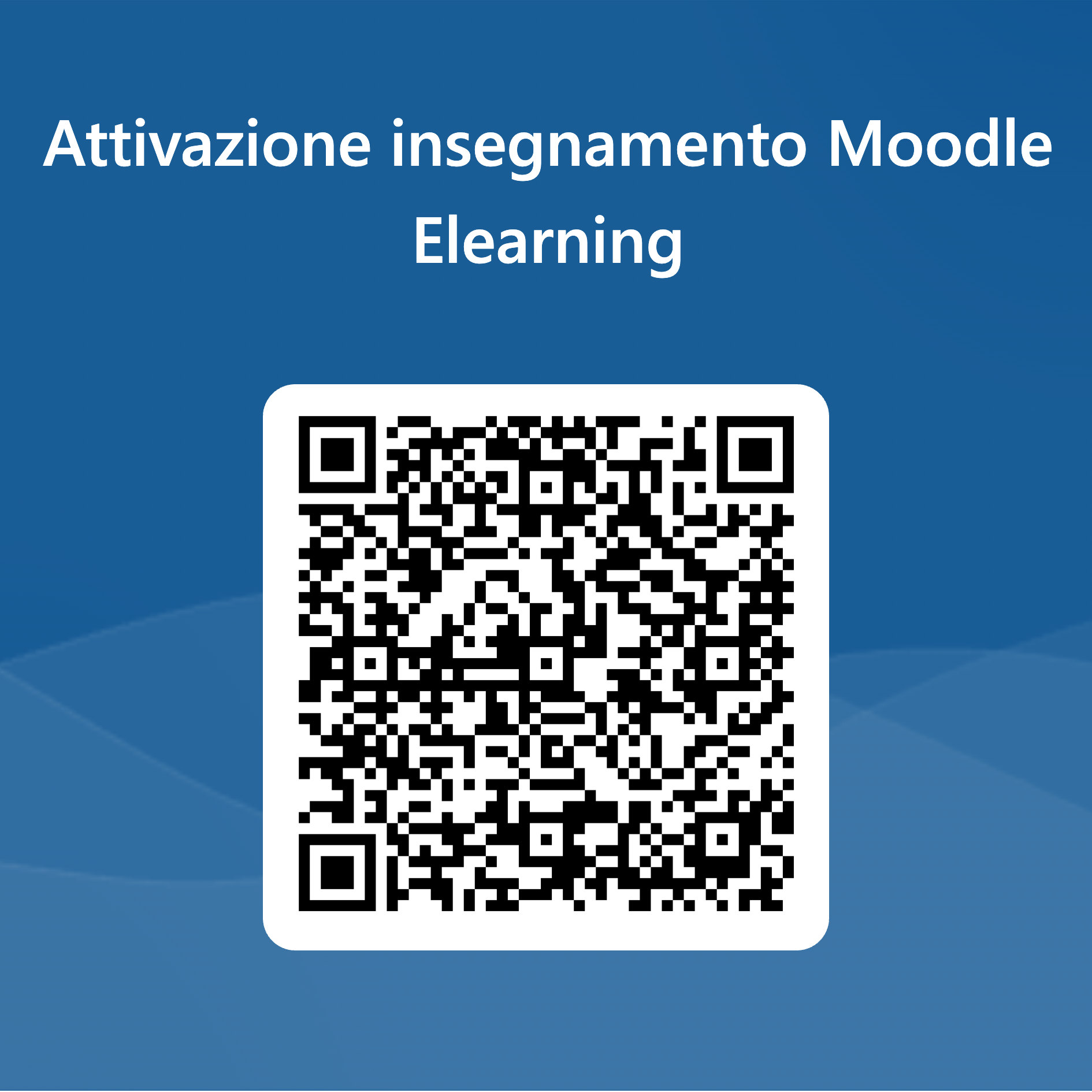 QrCode attivazione corso elearning